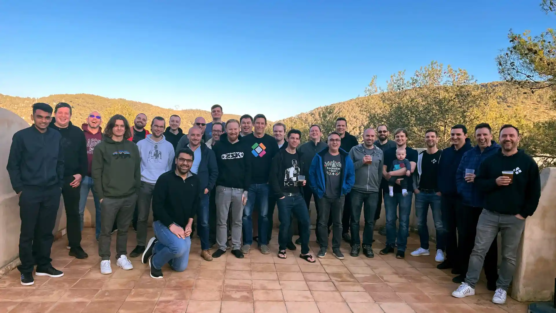 Kodi team photograph, Barcelona, 2022