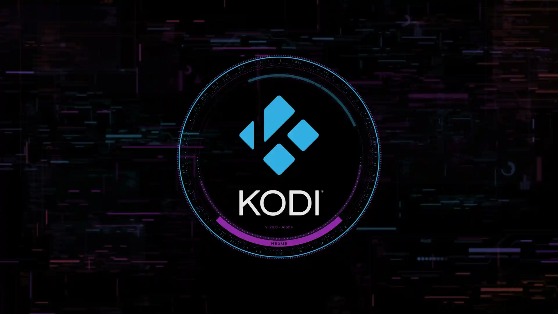 Kodi "Nexus" Alpha 1 Splash Screen